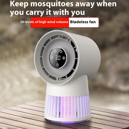 Creative 2-in-1 Mosquito Killing Mini Desk Fan