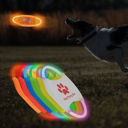 Dog Flying Discs LED Light Glowing