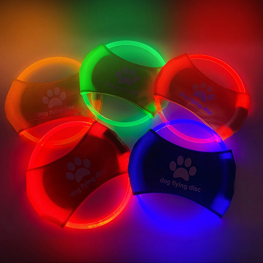 Dog Flying Discs LED Light Glowing